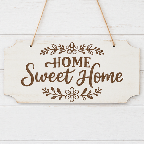 MDF Deurhanger voor Sublimatie – Rozet