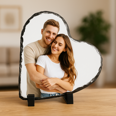 Slate Heart 14x14cm for sublimation 