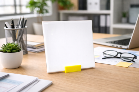 Tegelhouder – Stabiele Geel Display (let op alleen voor de kleine tegels)