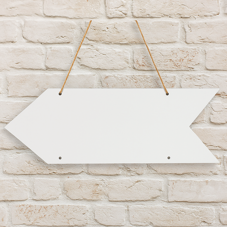 MDF Deurplaatje voor Sublimatie – Pijl