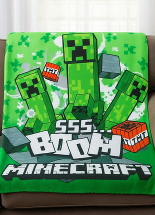Minecraft Fleecedeken – Boom Creeper Design – 100 x 140 cm