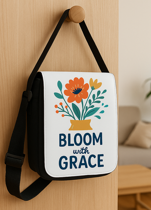 Lose Klappe für Umhängetasche – Geeignet für Sublimation, austauschbar mit Druckknöpfen 