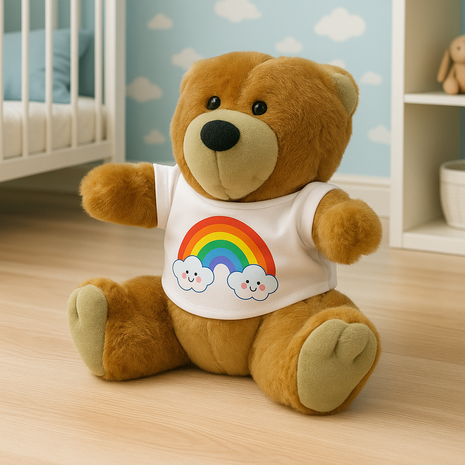 Teddybär mit T-Shirt 25cm zur Sublimation 