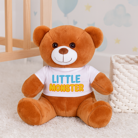 Teddybär mit T-Shirt 33cm zur Sublimation