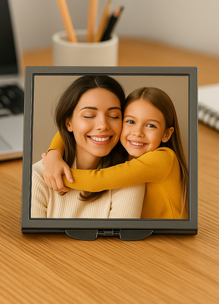 Vierkant Metalen Spiegeltje voor Sublimatie – Zilver, Afsluitbaar