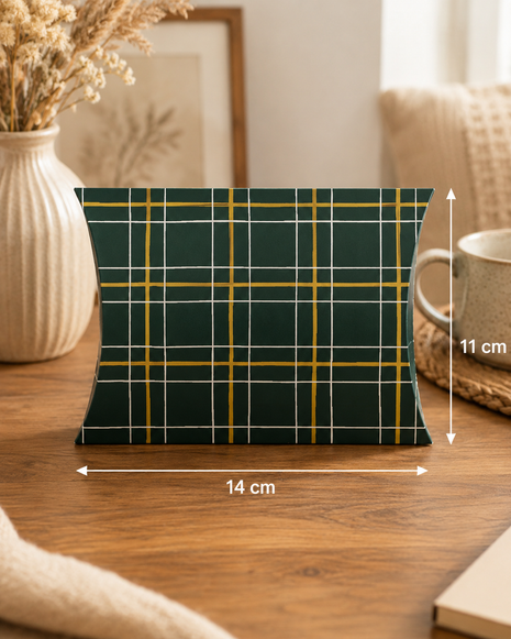 Gondeldoosje Kerstruit Groen – 14 × 2,4 × 11 cm – Per Stuk