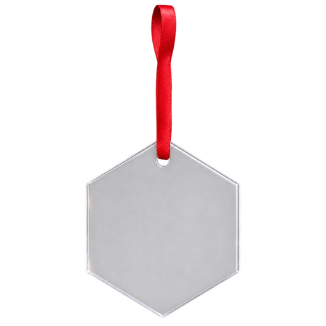 Glazen Hexagon voor Sublimatie Personaliseerbare Glazen Tegel met Zeskant Design