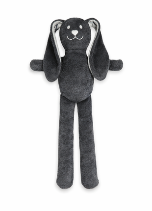 Konijntje Kaya met Rammelgeluidje in Steel Grey