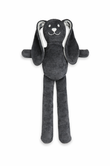 Konijntje Kaya met Rammelgeluidje in Steel Grey