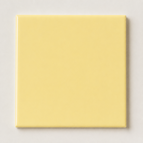 Spaanse tegel voor vinyl 15 x 15 baby geel