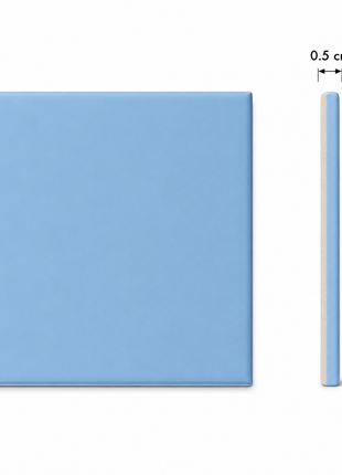 Spaanse tegel voor vinyl 15x15 blauw