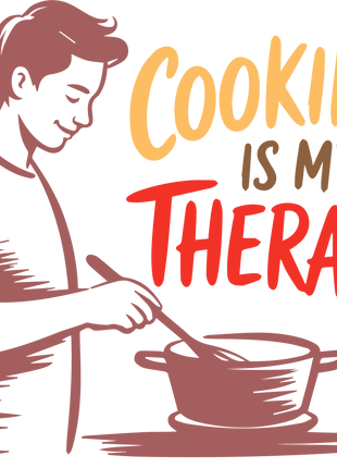 Dtf print Cooking Therapy