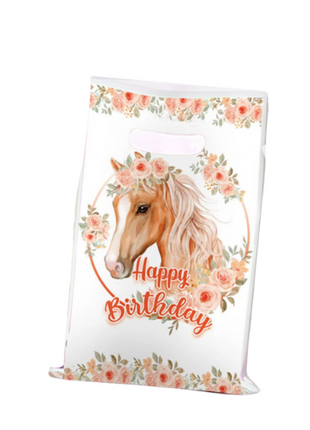 Uitdeelzakjes Paard| 10 stuks | Traktatie zakjes | Let op geen Sublimatie product |