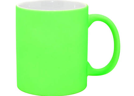 330ml (11oz) Mok Fluo Mat Groen voor sublimatie