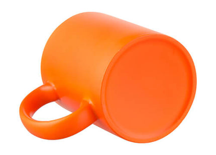 330ml (11oz) Mok Fluo Mat Oranje voor sublimatie