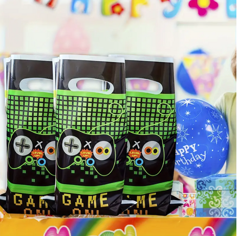 Uitdeelzakjes Gamen| 10 stuks | Traktatie zakjes | Let op geen Sublimatie product |
