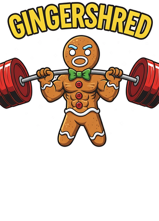 Dtf Print Gingerbread Man Gym