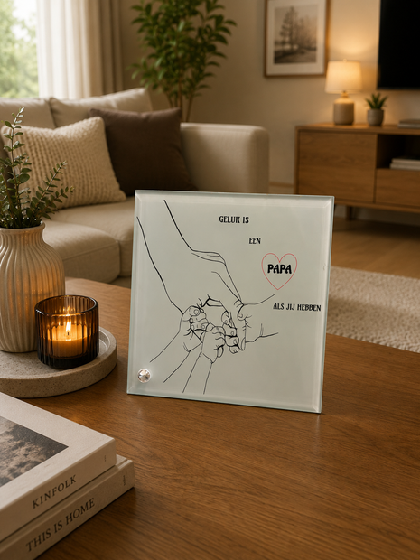 Glasframe 20 x 20 cm voor sublimatie