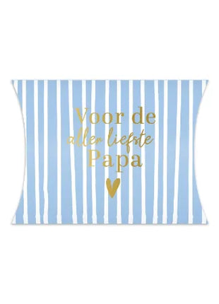 Gondeldoosje Voor de allerliefste papa van 14 × 2,4 × 11 cm in diverse kleuren