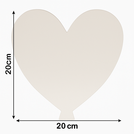 MDF Hart voor sublimatie - afbeelding 3