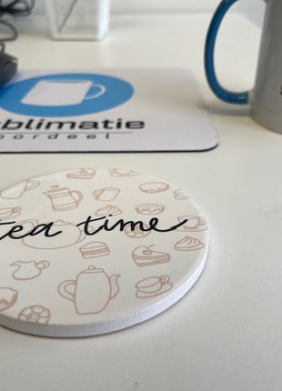 Keramikuntersetzer Ø 108 mm zur Sublimation 