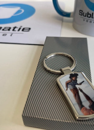 Metal Keychain Rectangle S for sublimation 