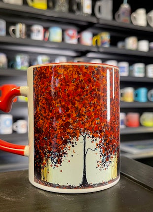 330ml (11oz) Duo Color Mug Red for sublimation 