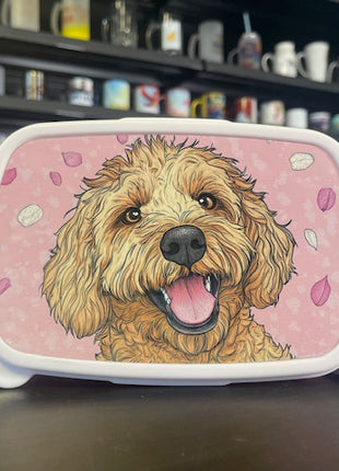 Broodtrommel / Lunchbox Roze voor sublimatie