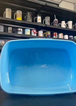 Broodtrommel / Lunchbox Blauw voor sublimatie