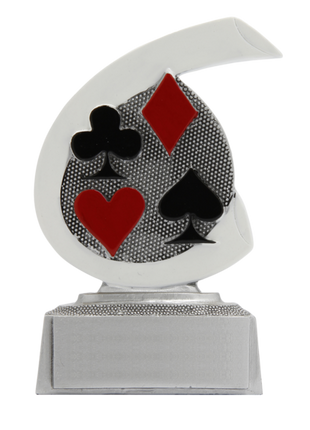 Kaartspel Trofee – Poker & Bridge Prijs  (Geschikt voor sublimatie)