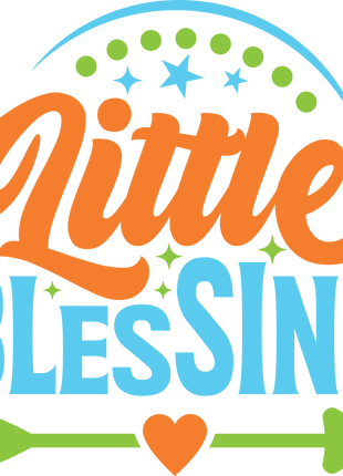 Dtf Print Little Blessing