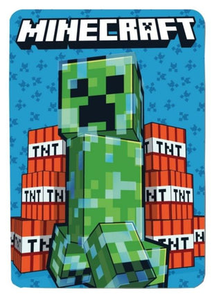Minecraft Fleecedeken – Creeper Design – 100 x 140 cm