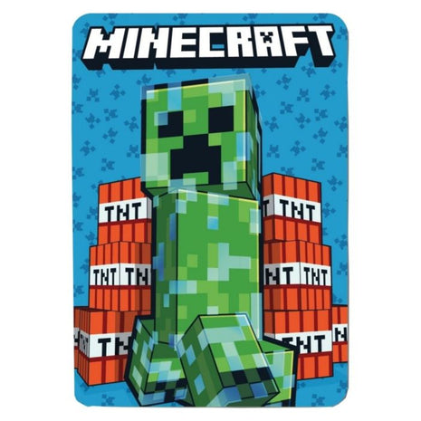 Minecraft Fleecedeken – Creeper Design – 100 x 140 cm