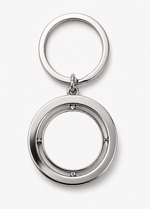 Metalen Sleutelhanger Roterend Dubbelzijdig voor Sublimatie