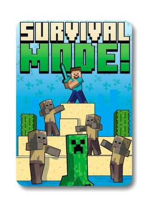 Minecraft Fleecedeken – Survival Mode – 100 x 140 cm – 100% Polyester