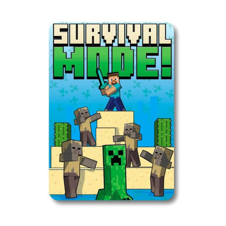 Minecraft Fleecedeken – Survival Mode – 100 x 140 cm – 100% Polyester