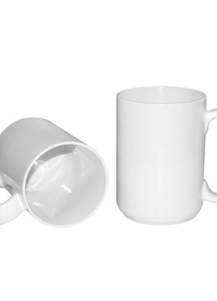 450ml (15oz) Mug White Gloss for sublimation 