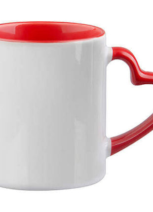 330ml (11oz) Duo Color Mug Red for sublimation 
