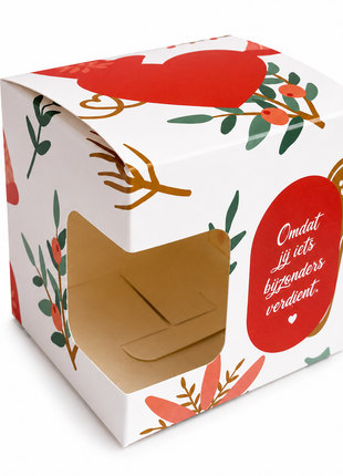 Winter Love Mokkendoosje – Feestelijk Cadeaudoosje voor Mok