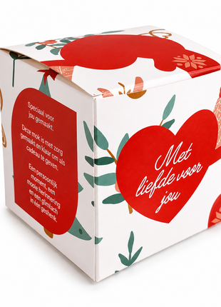 Winter Love Mokkendoosje – Feestelijk Cadeaudoosje voor Mok