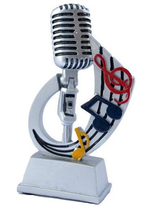 Playback Trofee met Muzieknoten – Muziek Beker  (Geschikt voor sublimatie)