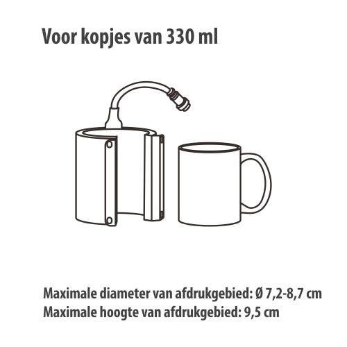 Element 330ml voor de Craft Express Elite Pro Mok/Tumbler press