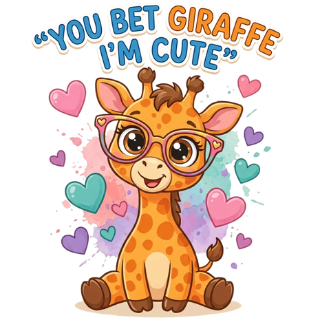 Dtf Print  Giraffe