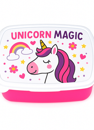 Broodtrommel / Lunchbox Roze voor sublimatie