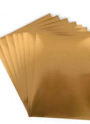 Silhouette goud folie stickerpapier 21,5 x 28 cm metallic goud zelfklevend 2 vellen