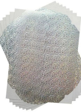 Silhouette stickerpapier holografische stippen