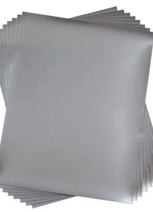 Silhouette zilver folie stickerpapier 21,5 x 28 cm metallic zilver zelfklevend 8 vellen