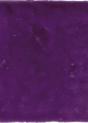 Spaanse Malaga Morado paarse keramische glans tegel 10x10 cm geschikt voor vinyl en folie print toepassingen