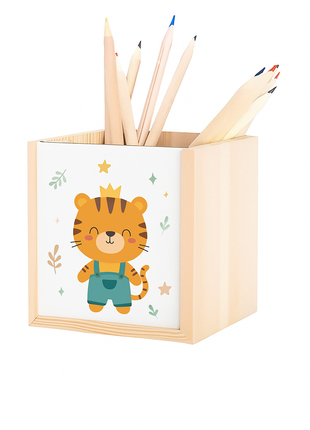 MDF Pennenbak – Voor Sublimatie – Bedrukbare Bureau Organizer