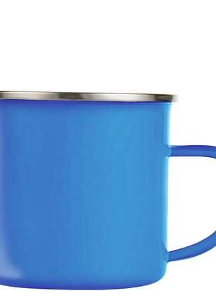Emaille-Tasse 360 ​​ml Blau zur Sublimation 